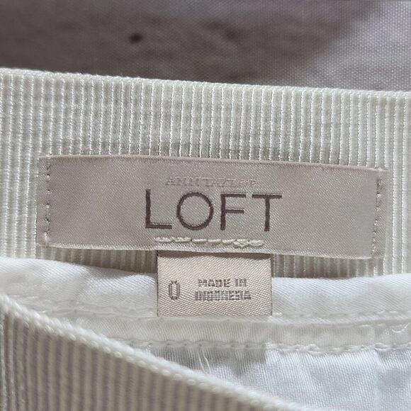 LOFT black and white stripped midi skirt - Picture 5 of 14